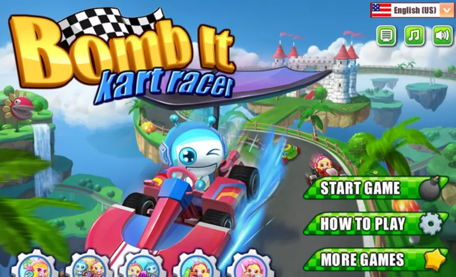 Взорви это. Игра Bomb it Kart Racer. Игра на двоих Bomb it. Бомбер гонки. Игра бомберы гонки картинг.